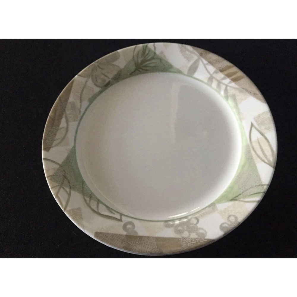 CORELLE Textured Leaves Dinner Plates SET 4 USA  10" Dia  EXCELLENT!